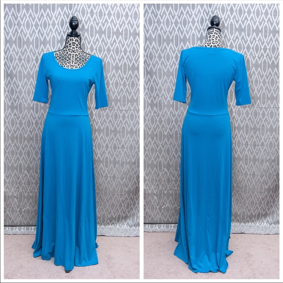 LuLaRoe Dresses & Skirts - 🌸 LulaRoe Ana Solid Blue Medium 🌸